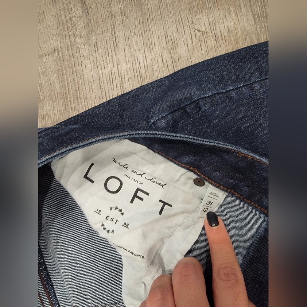 Loft jeans, size 12 - Picture 3 of 3
